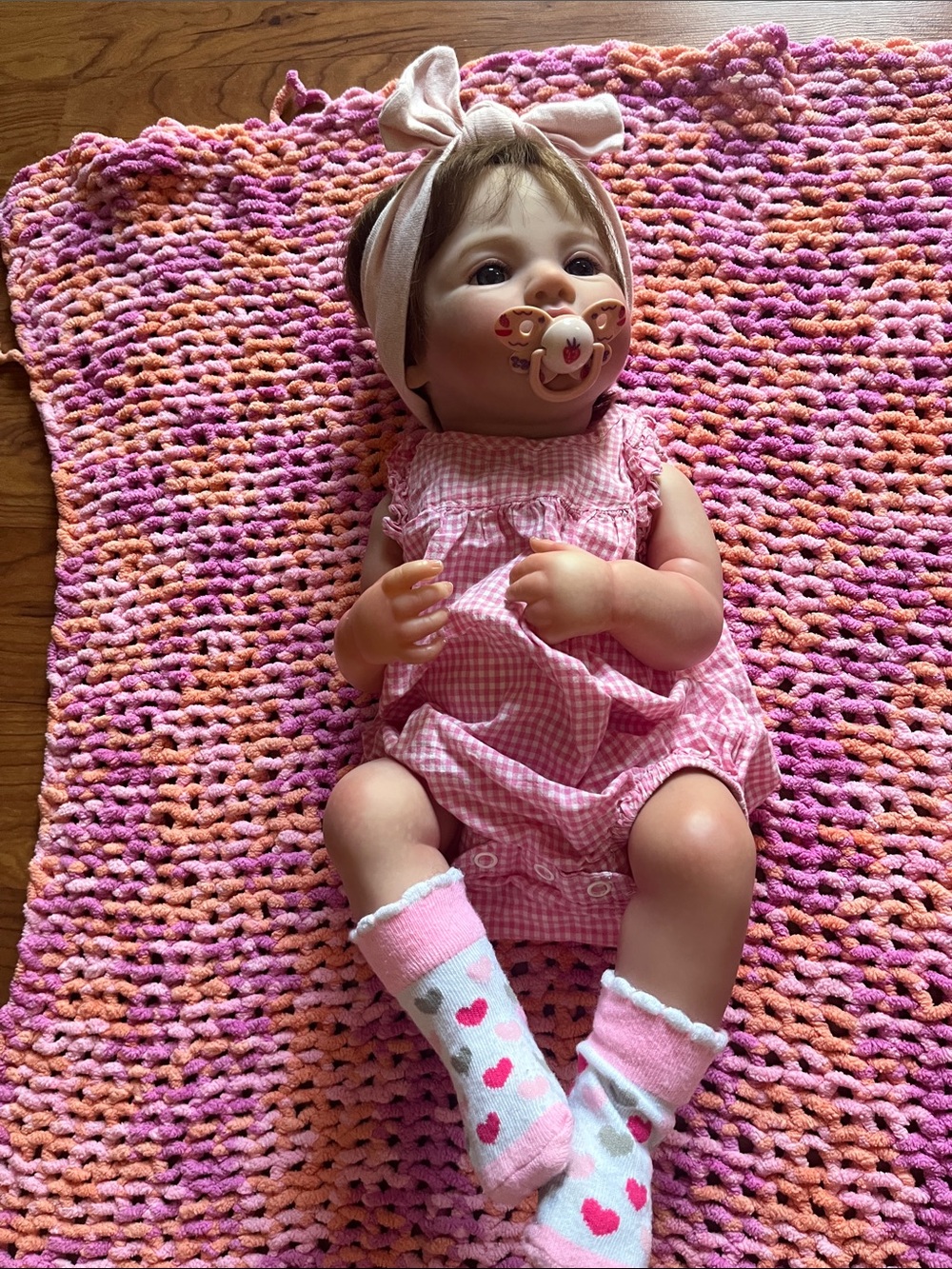 21 inch Realistic baby doll/reborn baby (All accessories shown are included!)